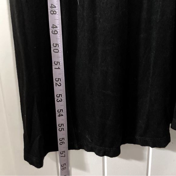 LILY MORGAN Black jersey maxi dress ~ Boho goth SMALL MEDIUM sleeveless sundress - Picture 6 of 15